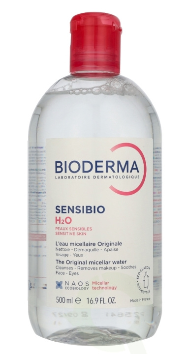 Bioderma Sensibio H2O Micellar Water 500 ml Face, Eyes, For Sensitive Skin i gruppen SKØNHED & HELSE / Makeup / Makeup fjerner hos TP E-commerce Nordic AB (D25445)