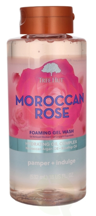 Tree Hut Moroccan Rose Foaming Gel Wash 532 ml i gruppen SKØNHED & HELSE / Hudpleje / Ansigt / Rengøring hos TP E-commerce Nordic AB (D25448)