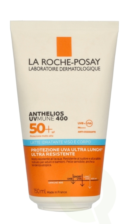 La Roche LRP Anthelios Uvmune 400 Body & Face Milk 150 ml i gruppen SKØNHED & HELSE / Hudpleje / Tanning / Solbeskyttelse hos TP E-commerce Nordic AB (D25485)