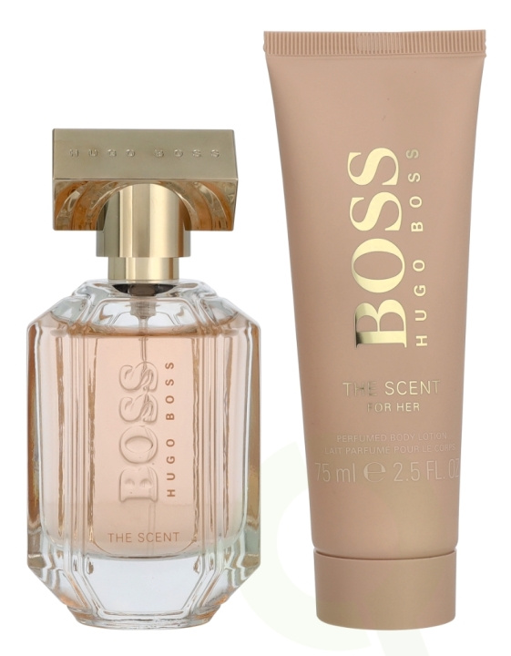 Hugo Boss The Scent For Her Giftset 125 ml Edp Spray 50ml/Body Lotion 75ml i gruppen SKØNHED & HELSE / Duft & Parfume / Parfume / Parfume til hende hos TP E-commerce Nordic AB (D25566)