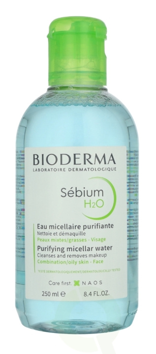 Bioderma Sebium H2O 250 ml Combination/Oily Skin i gruppen SKØNHED & HELSE / Makeup / Makeup fjerner hos TP E-commerce Nordic AB (D25657)