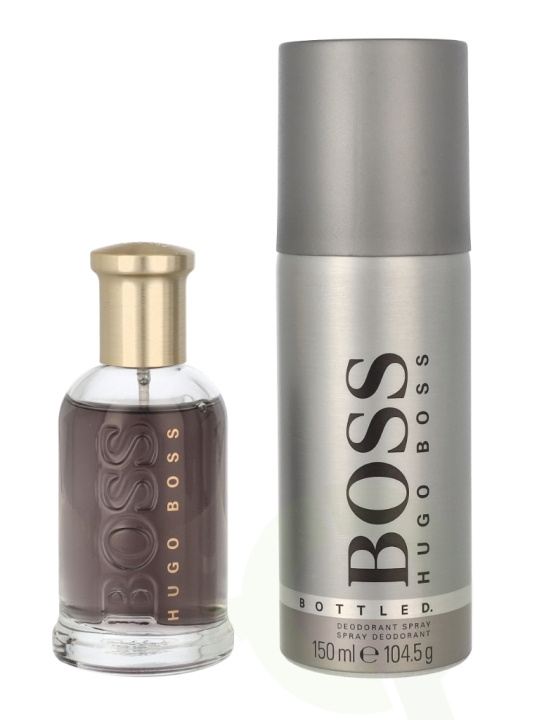Hugo Boss Bottled Giftset 200 ml Edp Spray 50ml/Deodorant Spray 150ml i gruppen SKØNHED & HELSE / Duft & Parfume / Parfume / Parfume kasser hos TP E-commerce Nordic AB (D25694)