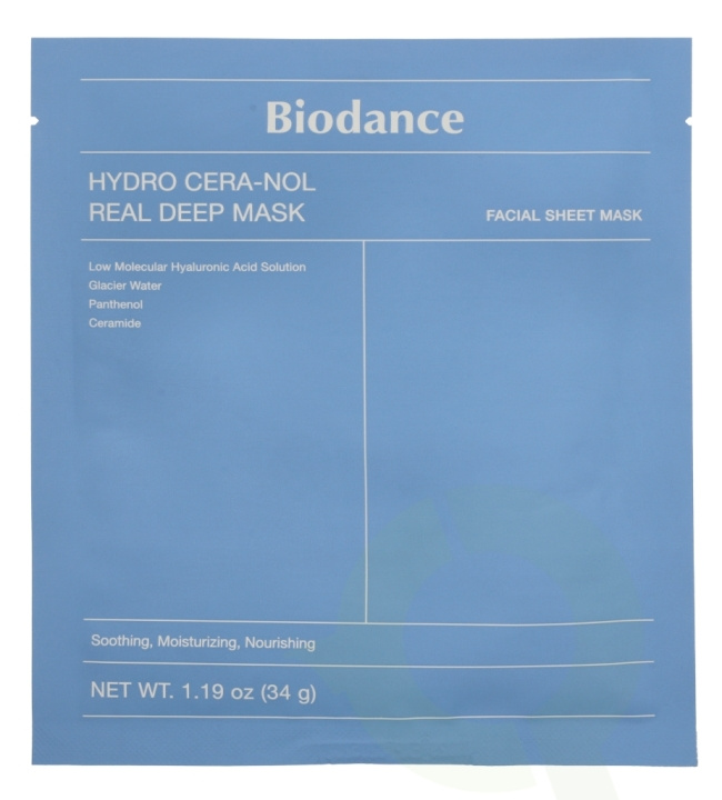 Biodance Hydro Cera-Nol Real Deep Mask 34 g 4 Pieces i gruppen SKØNHED & HELSE / Hudpleje / Ansigt / Masker hos TP E-commerce Nordic AB (D25707)