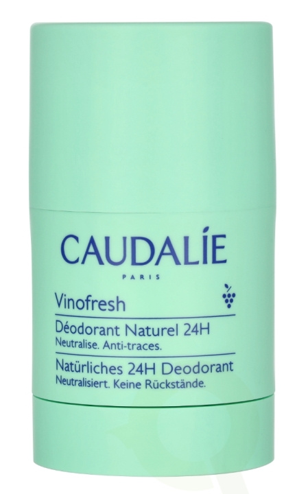 Caudalie Vinofresh Natural Stick Deodorant 50 g 24H i gruppen SKØNHED & HELSE / Duft & Parfume / Deodorant / Deo for ham hos TP E-commerce Nordic AB (D25723)