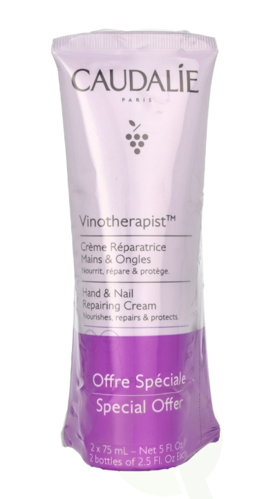 Caudalie Hand & Nail Cream Duo Set - Vinotherapist 150 ml 2x75ml i gruppen SKØNHED & HELSE / Manicure / pedicure / Håndcreme hos TP E-commerce Nordic AB (D25730)