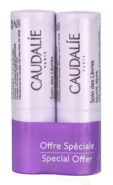 Caudalie Vinotherapist Lip Conditioner Duo 9 g 2x4,5gr i gruppen SKØNHED & HELSE / Makeup / Læber / Læbepomade hos TP E-commerce Nordic AB (D25731)