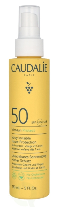 Caudalie Vinosun Protect Invisible High Protect. Spray SPF50 150 ml i gruppen SKØNHED & HELSE / Hudpleje / Tanning / Solbeskyttelse hos TP E-commerce Nordic AB (D25734)