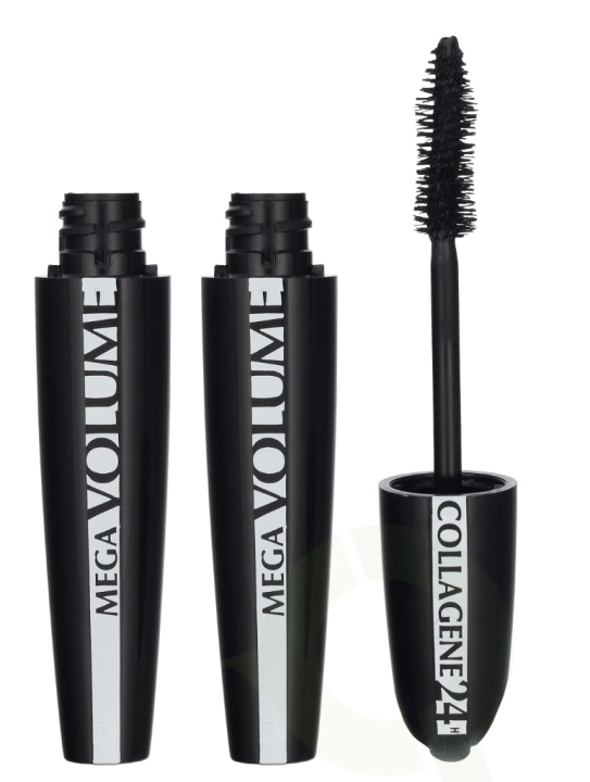 L\'Oreal Mega Volume Collagene Mascara Duo Set 18 ml 2x9ml i gruppen SKØNHED & HELSE / Makeup / Øjne og øjenbryn / Mascara hos TP E-commerce Nordic AB (D25740)