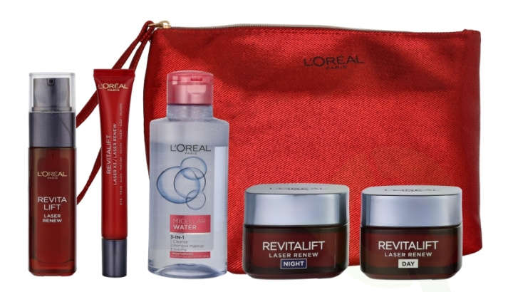 L\'Oreal Revitalift Laser Renew Routine Set 240 ml Day Cream 50ml/Night Cream 50ml/Micellar Water 95ml/Eye Cream 15ml/Serum 30ml i gruppen SKØNHED & HELSE / Hudpleje / Ansigt / Dagcreme hos TP E-commerce Nordic AB (D25742)