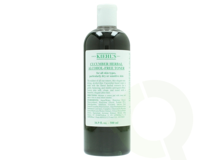 Kiehl\'s Cucumber Herbal Alcohol Free Toner 500 ml For All Skin Types i gruppen SKØNHED & HELSE / Hudpleje / Ansigt / Ansigtsvand & Facemist hos TP E-commerce Nordic AB (D25963)