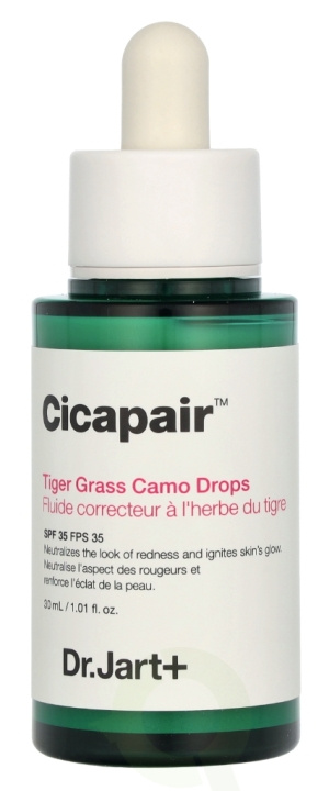 Dr. Jart + Cicapair Tiger Grass Camo Drops SPF35 30 ml i gruppen SKØNHED & HELSE / Hudpleje / Ansigt / Hudserum hos TP E-commerce Nordic AB (D26025)