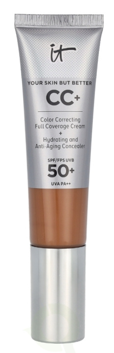 IT Cosmetics CC+ Color Corr. Full Coverage Cream SPF50 32 ml Rich Honey i gruppen SKØNHED & HELSE / Makeup / Makeup ansigt / Foundation hos TP E-commerce Nordic AB (D26042)
