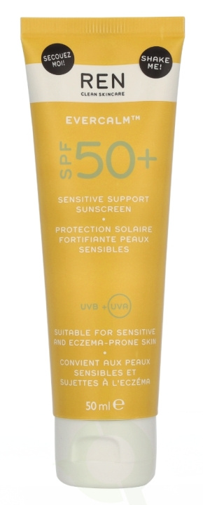 REN Evercalm Sensitive Support Sunscreen SPF50+ 50 ml i gruppen SKØNHED & HELSE / Hudpleje / Tanning / Solbeskyttelse hos TP E-commerce Nordic AB (D26043)