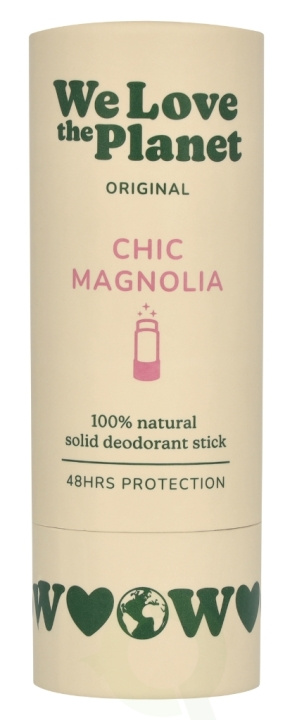 We Love The Planet Original Deodorant Stick 40 g Chic Magnolia i gruppen SKØNHED & HELSE / Duft & Parfume / Deodorant hos TP E-commerce Nordic AB (D26078)