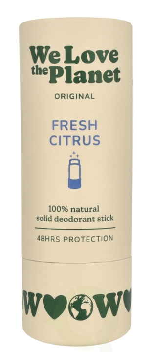 We Love The Planet Original Deodorant Stick 40 g Fresh Citrus i gruppen SKØNHED & HELSE / Duft & Parfume / Deodorant hos TP E-commerce Nordic AB (D26079)