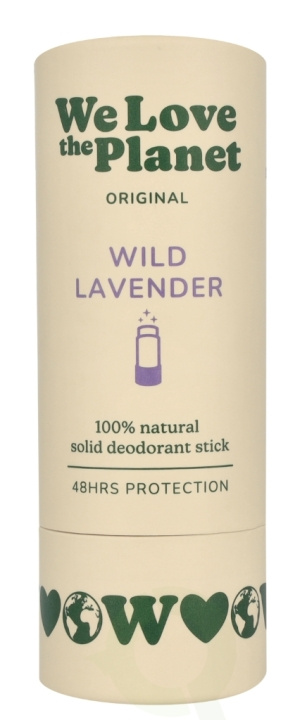 We Love The Planet Original Deodorant Stick 40 g Wild Lavender i gruppen SKØNHED & HELSE / Duft & Parfume / Deodorant hos TP E-commerce Nordic AB (D26117)
