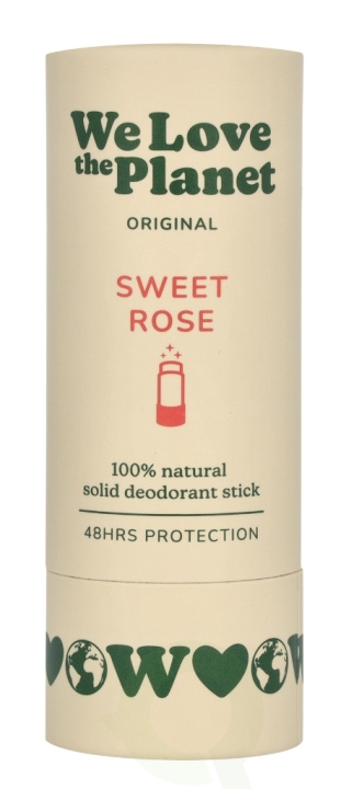We Love The Planet Original Deodorant Stick 40 g Sweet Rose i gruppen SKØNHED & HELSE / Duft & Parfume / Deodorant hos TP E-commerce Nordic AB (D26118)