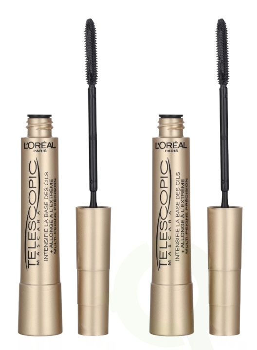 L\'Oreal Telescopic Mascara Duo Set 16 ml 2x8ml i gruppen SKØNHED & HELSE / Makeup / Øjne og øjenbryn / Mascara hos TP E-commerce Nordic AB (D26132)