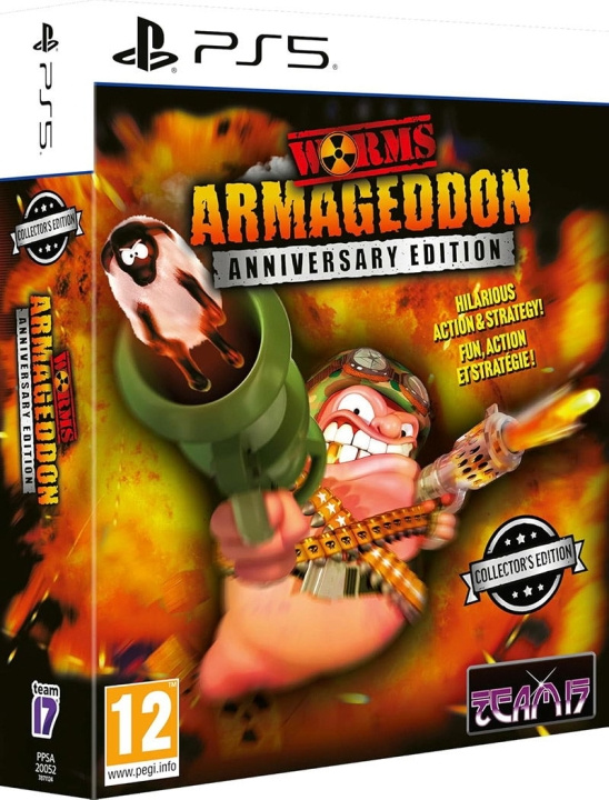 Worms Armageddon Anniversary Collector\'s Edition (PS5) i gruppen HJEMMEELEKTRONIK / Spilkonsoller og tilbehør / Sony PlayStation 5 / Spil hos TP E-commerce Nordic AB (D26367)