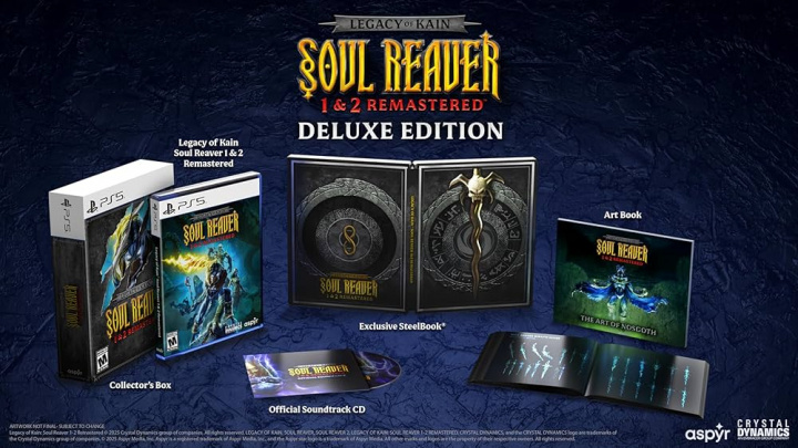Legacy of Kain™ Soul Reaver 1&2 Remastered (Deluxe Edition) (PS5) i gruppen HJEMMEELEKTRONIK / Spilkonsoller og tilbehør / Sony PlayStation 5 / Spil hos TP E-commerce Nordic AB (D26452)