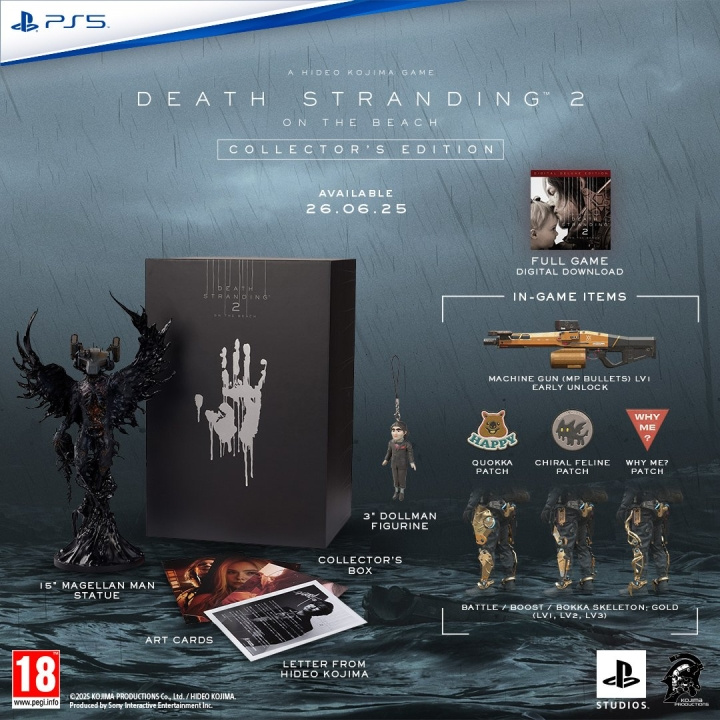 Death Stranding 2: On The Beach (Collectors Edition) (PS5) i gruppen HJEMMEELEKTRONIK / Spilkonsoller og tilbehør / Sony PlayStation 5 / Spil hos TP E-commerce Nordic AB (D26523)