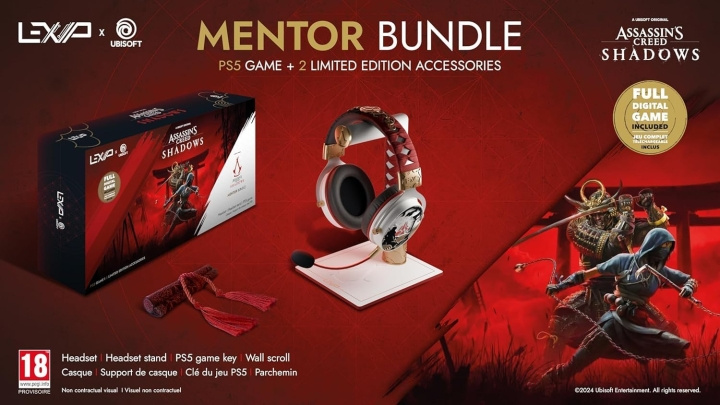 Assassin\'S Creed Shadows Mentor Box Ps5 Game Headset & Stand - Eu (PS5) i gruppen HJEMMEELEKTRONIK / Spilkonsoller og tilbehør / Sony PlayStation 5 / Spil hos TP E-commerce Nordic AB (D26563)
