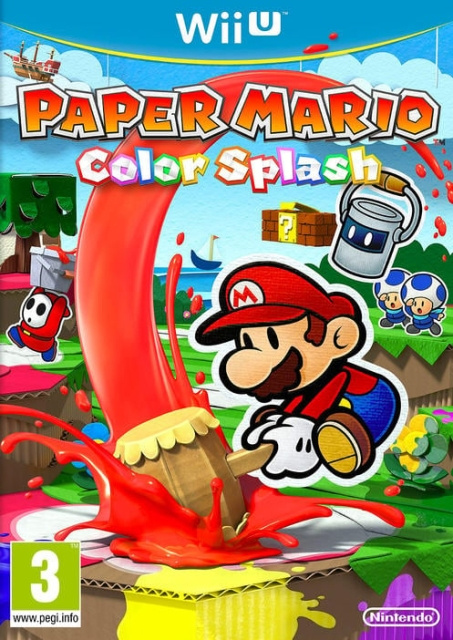 Paper Mario Color Splash i gruppen HJEMMEELEKTRONIK / Spilkonsoller og tilbehør / Nintendo Wii hos TP E-commerce Nordic AB (D26689)