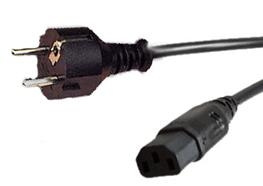 EURO Power Cable for Xbox 360 Slim (KETTLE LEAD) i gruppen HJEMMEELEKTRONIK / Spilkonsoller og tilbehør / Xbox 360 hos TP E-commerce Nordic AB (D26692)