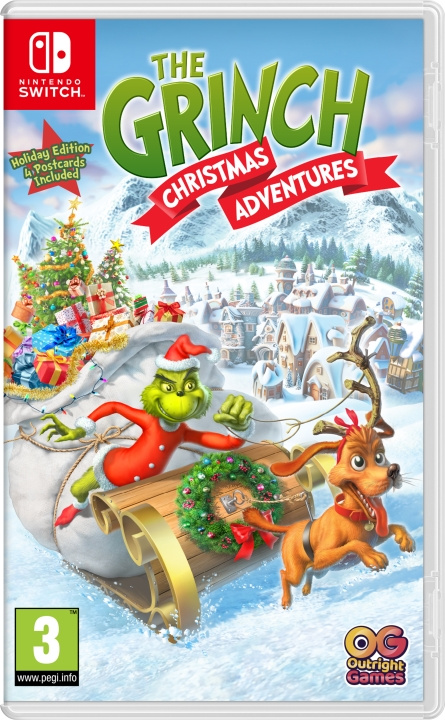 The Grinch: Christmas Adventures Incl. Postcard (Switch) i gruppen HJEMMEELEKTRONIK / Spilkonsoller og tilbehør / Nintendo Switch / Spil hos TP E-commerce Nordic AB (D26745)