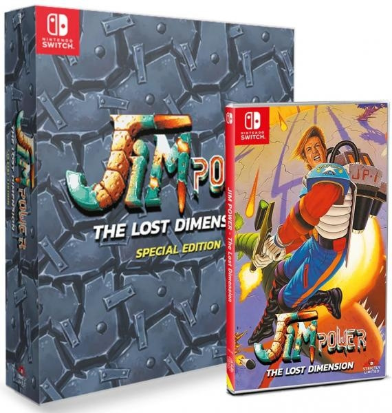 Jim Power The Lost Dimension Special Limited Edition (Strictly Limited) (Switch) i gruppen HJEMMEELEKTRONIK / Spilkonsoller og tilbehør / Nintendo Switch / Spil hos TP E-commerce Nordic AB (D26768)