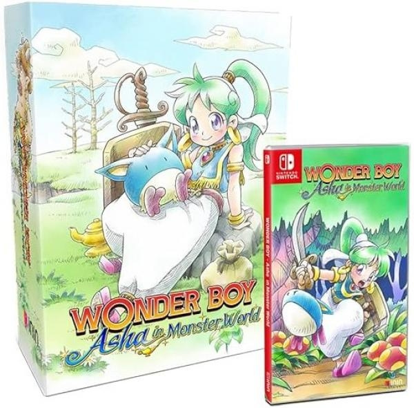 Wonder Boy: Asha in Monster World Collectors Edition (Switch) i gruppen HJEMMEELEKTRONIK / Spilkonsoller og tilbehør / Nintendo Switch / Spil hos TP E-commerce Nordic AB (D26772)