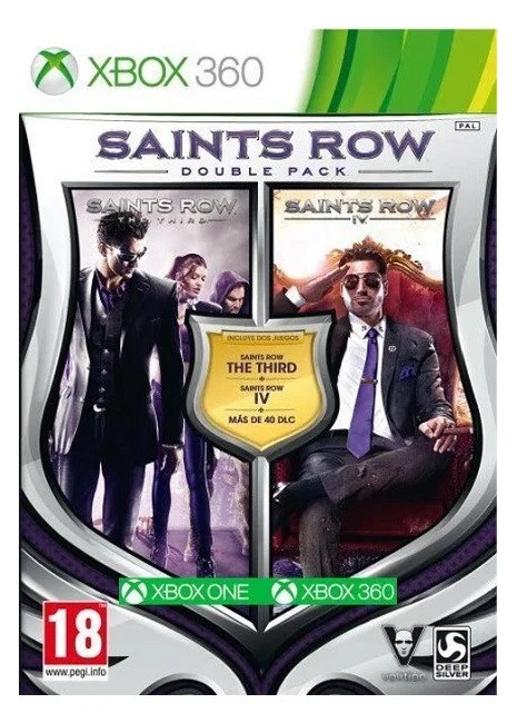 Saints Row Double Pack i gruppen HJEMMEELEKTRONIK / Spilkonsoller og tilbehør / Xbox 360 hos TP E-commerce Nordic AB (D26805)