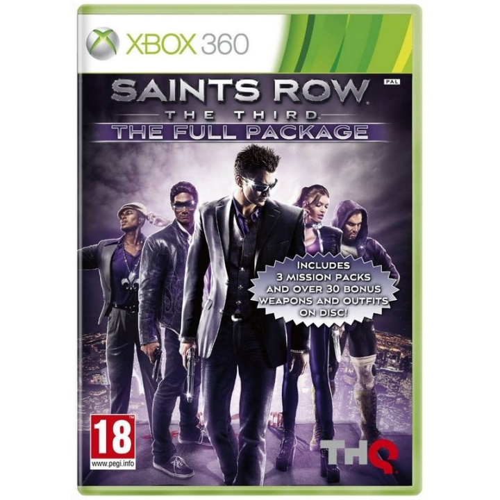 Saints Row The Third (The Full Package) (SPA/Multi in Game) i gruppen HJEMMEELEKTRONIK / Spilkonsoller og tilbehør / Xbox 360 hos TP E-commerce Nordic AB (D26806)