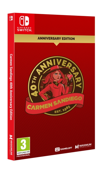 Carmen Sandiego 40th Anniversary Edition (Switch) i gruppen HJEMMEELEKTRONIK / Spilkonsoller og tilbehør / Nintendo Switch / Spil hos TP E-commerce Nordic AB (D26867)