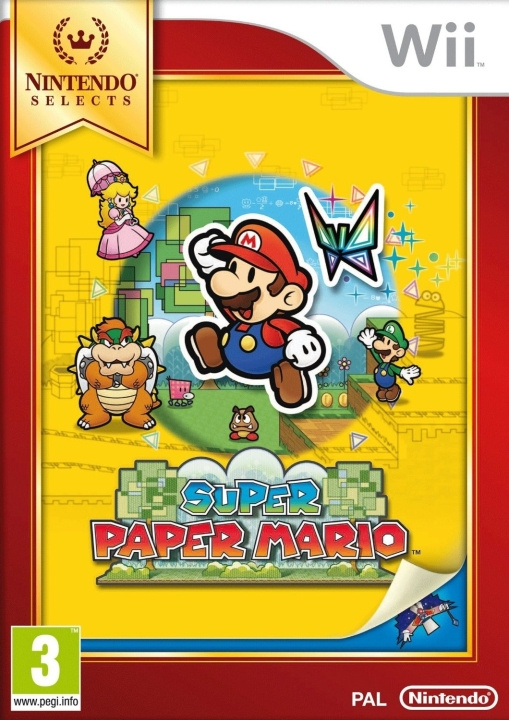 Super Paper Mario (Select) i gruppen HJEMMEELEKTRONIK / Spilkonsoller og tilbehør / Nintendo Wii hos TP E-commerce Nordic AB (D26894)