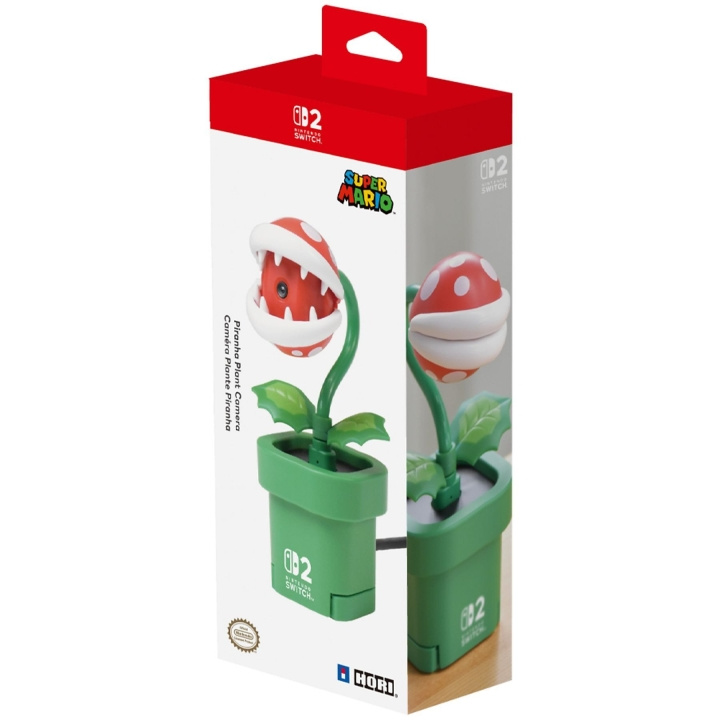Hori Nintendo Switch 2 Piranha Plant-kamera i gruppen HJEMMEELEKTRONIK / Spilkonsoller og tilbehør / Nintendo Switch 2 / Tilbehør hos TP E-commerce Nordic AB (D26904)