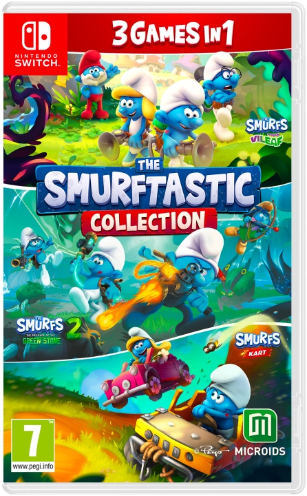 The Smurftastic Collection (3-in-1) (Switch) i gruppen HJEMMEELEKTRONIK / Spilkonsoller og tilbehør / Nintendo Switch / Spil hos TP E-commerce Nordic AB (D26925)