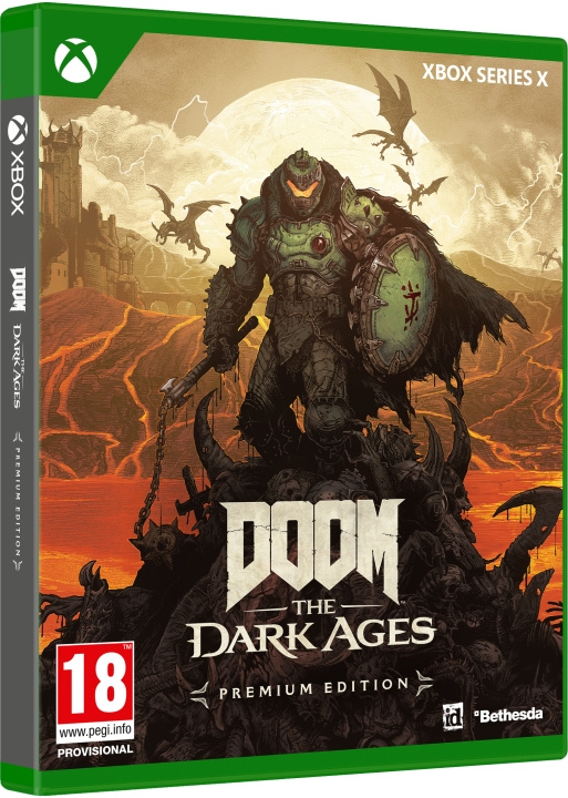 Doom: The Dark Ages - Premium Edition (XseriesX) i gruppen HJEMMEELEKTRONIK / Spilkonsoller og tilbehør / Xbox Series X / Spil hos TP E-commerce Nordic AB (D26926)