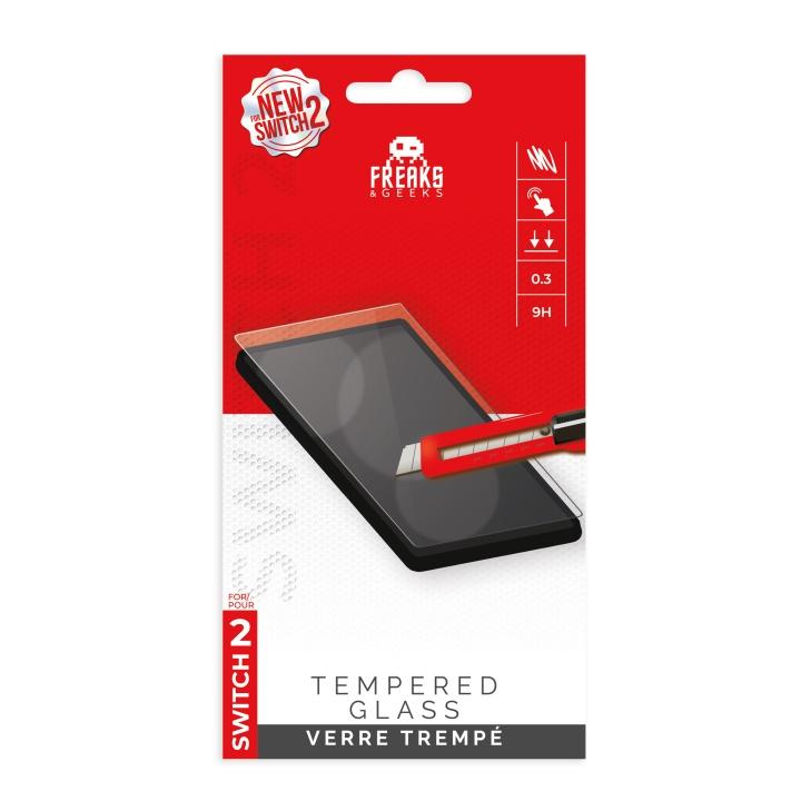 Trade Invaders Hærdet glas - Switch 2 i gruppen HJEMMEELEKTRONIK / Spilkonsoller og tilbehør / Nintendo Switch 2 / Tilbehør hos TP E-commerce Nordic AB (D26994)