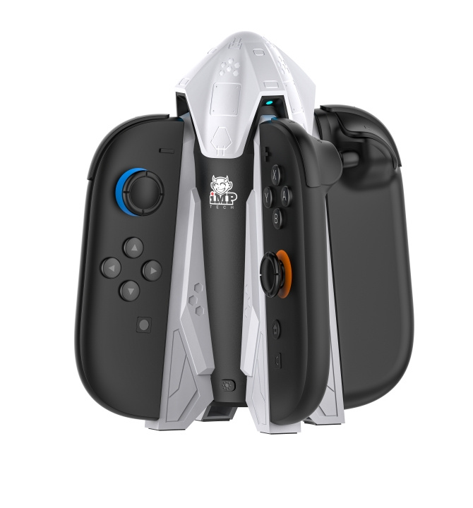 iMP TECH iMP - Rocket Dock LED-oplader til Switch JoyCon 2 i gruppen HJEMMEELEKTRONIK / Spilkonsoller og tilbehør / Nintendo Switch 2 / Tilbehør hos TP E-commerce Nordic AB (D27076)