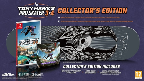 Tony Hawk\'s Pro Skater 3 + 4 Collectors Edition (Switch) i gruppen HJEMMEELEKTRONIK / Spilkonsoller og tilbehør / Nintendo Switch / Spil hos TP E-commerce Nordic AB (D27102)