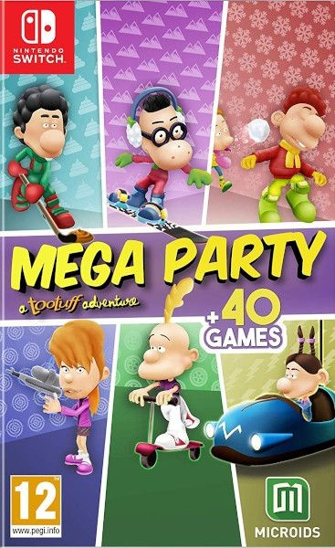 MEGA PARTY - a Tootuff Adventure (Switch) i gruppen HJEMMEELEKTRONIK / Spilkonsoller og tilbehør / Nintendo Switch / Spil hos TP E-commerce Nordic AB (D27103)