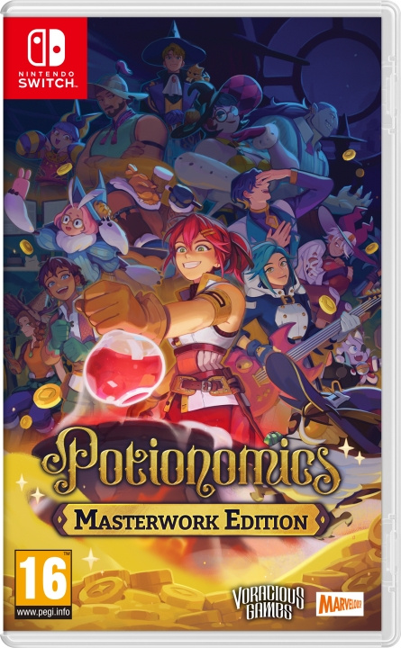 Potionomics: Masterwork Edition (Switch) i gruppen HJEMMEELEKTRONIK / Spilkonsoller og tilbehør / Nintendo Switch / Spil hos TP E-commerce Nordic AB (D27109)