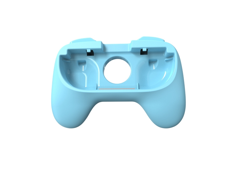 Oniverse Nsw2 Pakke med 2 ergonomiske greb - orange/blå i gruppen HJEMMEELEKTRONIK / Spilkonsoller og tilbehør / Nintendo Switch 2 / Tilbehør hos TP E-commerce Nordic AB (D27157)