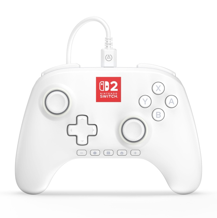 PowerA Advantage Wired Controller til Nintendo Switch 2 med Lumectra - Hvid i gruppen HJEMMEELEKTRONIK / Spilkonsoller og tilbehør / Nintendo Switch 2 / Tilbehør hos TP E-commerce Nordic AB (D27173)