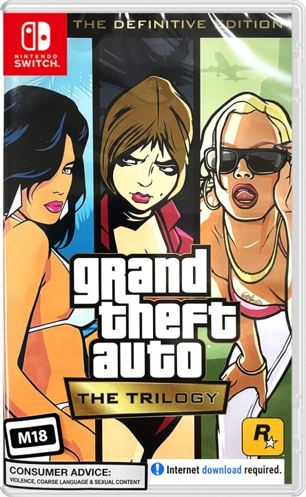 Grand Theft Auto: The Trilogy (The Definitive Edition) (Import) (Switch) i gruppen HJEMMEELEKTRONIK / Spilkonsoller og tilbehør / Nintendo Switch / Spil hos TP E-commerce Nordic AB (D27216)