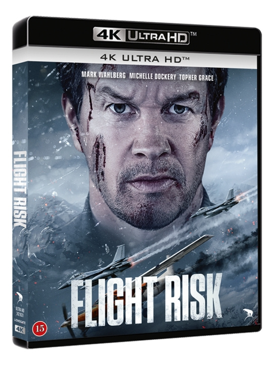 FLIGHT RISK - 4K movie i gruppen HJEMMEELEKTRONIK / Lyd & billede / Tv og tilbehør / Film / Blu-ray hos TP E-commerce Nordic AB (D27466)