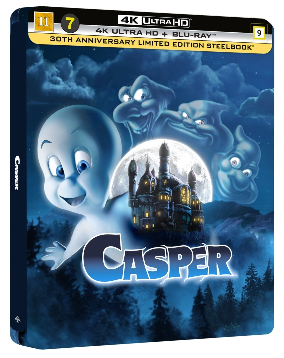 Casper Steelbook i gruppen HJEMMEELEKTRONIK / Lyd & billede / Tv og tilbehør / Film / Blu-ray hos TP E-commerce Nordic AB (D27473)