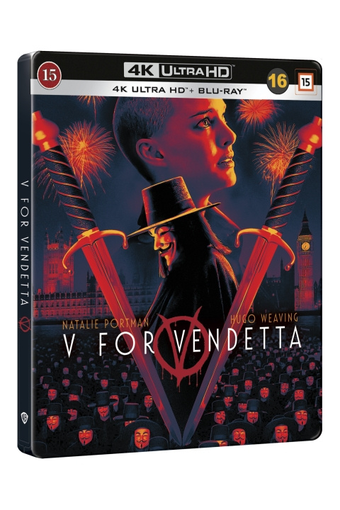 V for Vandetta i gruppen HJEMMEELEKTRONIK / Lyd & billede / Tv og tilbehør / Film / Blu-ray hos TP E-commerce Nordic AB (D27483)