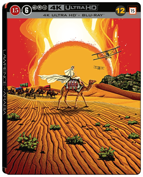 Lawrence Of Arabia - Limited Steelbook (4K Ultra HD + Blu-ray) (4 disc) i gruppen HJEMMEELEKTRONIK / Lyd & billede / Tv og tilbehør / Film / Blu-ray hos TP E-commerce Nordic AB (D27500)